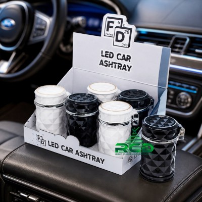 LED CAR BUTT BUCKET ASHCAR06 6CT/PACK